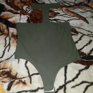 Tube Top W/ Choker Bodysuit